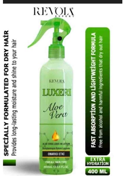 Aloe Vera Fönsuyu Durulanmayan Saç Kremi