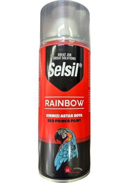 Selsil Rainbow Akrilik Sprey Astar 3009 Kırmızı