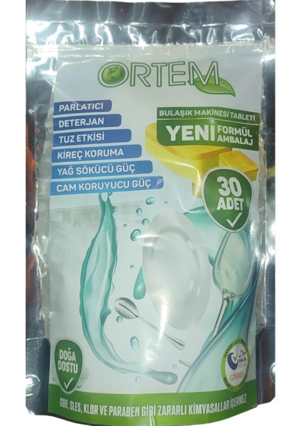 Bulaşık Makine Tableti 30 Adet