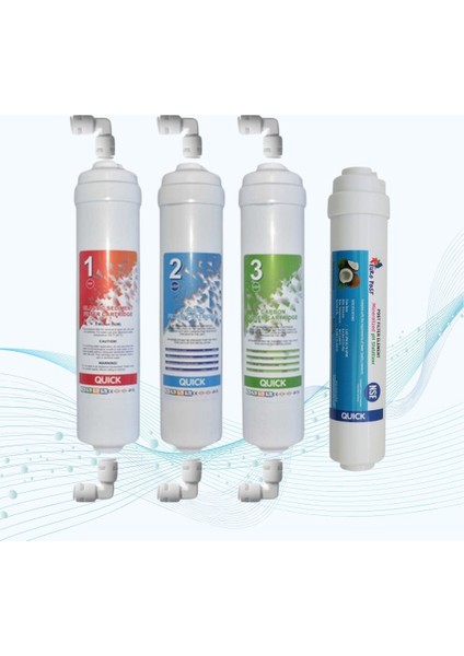 Conax Su Arıtma 4'lü Su Arıtma Filtre Seti - Yıllık Değişim