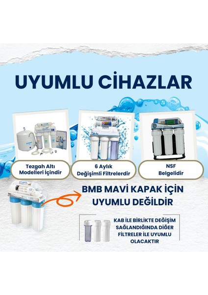 Roben Su Arıtma 4'lü Su Arıtma Filtre Seti - 6 Aylık Değişim fiyatları