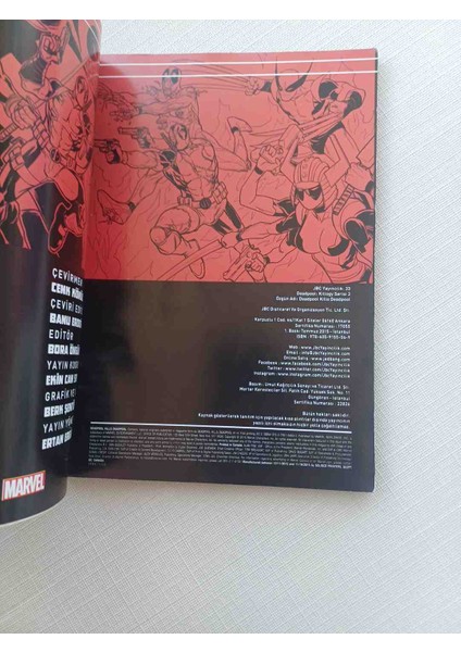 Deadpool Deadpool'u Öldürüyor 2015 Yili 1,basim Temiz Kondisyonda