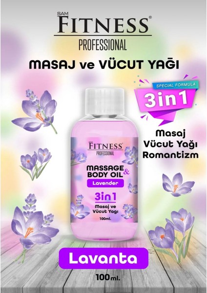 Masaj ve Vücut Yağı Aromaterapi Çiftlere Özel Lavanta Özlü 100 ml