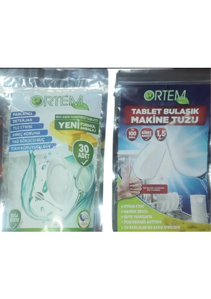Bulaşık Makine Tableti ve Tablet Bulaşık Makine Tuzu