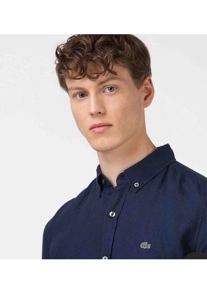 Slim Fit Lacivert Gömlek modelleri