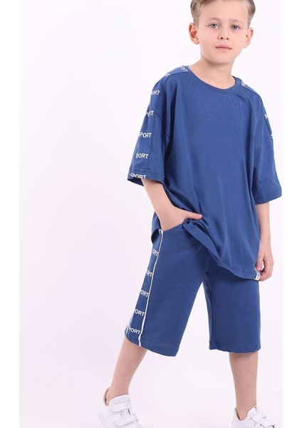 Erkek Çocuk Şortlu Takım %100 Coton