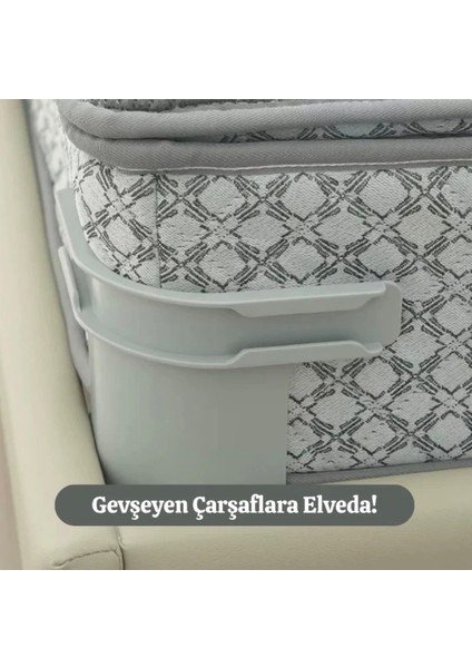 Çarşafmatik Çarşaf Düzenleyici Sabitleyici Görünmez Çarşaf Kilidi 4'lü Set indirimleri