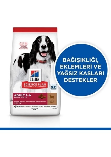 Hills Kuzu Etli Orta Irk Yetişkin Köpek Maması 2.5 kg fiyatları