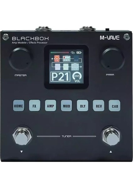 M-Vave Ann Black Pedal Box Multi Effects Guitar