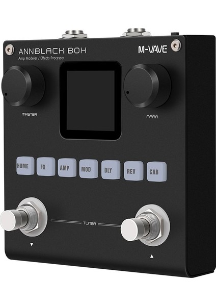 M-Vave Ann Black Pedal Box Multi Effects Guitar fırsatları