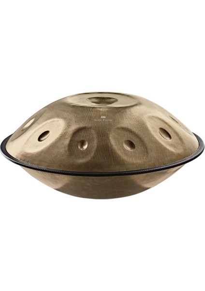 Meinl Sonic Energy HPSTL100 Stainless Steel 10 Notes D Kurd Handpan (Vintage Gold)