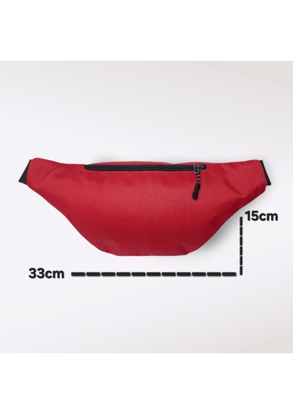 Unisex Kırmızı REDGOAT waistbag hip pack Bel ve Göğüs Çantası