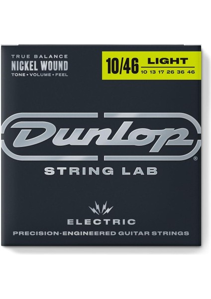Jim Dunlop 3PDEN1046 Nickel-Plated Steel Medium 3'lü Paket Elektro Gitar Teli (10-46)