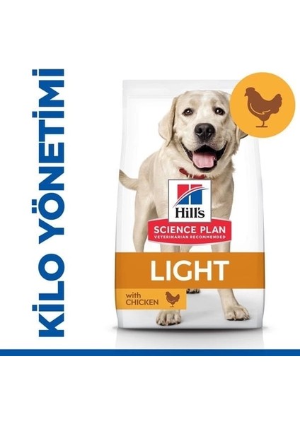 Hills Light Büyük Irk Tavuklu Diyet Köpek Maması 14 kg