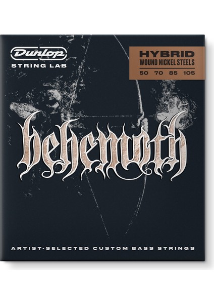 Jim Dunlop Behemoth Hybrid Wound Nikel Bas Teli (50-105)