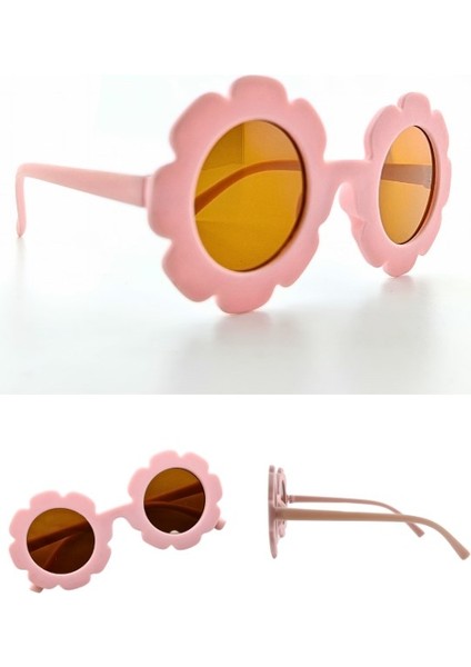 Kids Güneş Gözlüğü Pembe Papatya Çerçeve Uv 400 Korumalı Ce Belgeli Güneş Gözlüğü fiyatları