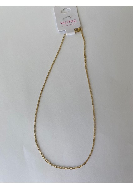 Xuping Ince Ataç Zincir Gold Kolye 45 cm fırsatları