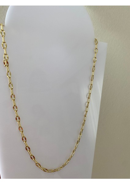 Xuping Oval Ataç Zincir Gold Kolye 45 cm