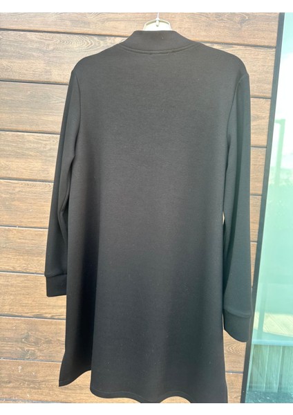 Deri Kombinli Taş Detaylı Tunik modelleri