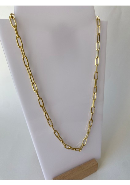 Xuping Orta Boy Ataç Zincir Gold Kolye 48 cm fiyatları