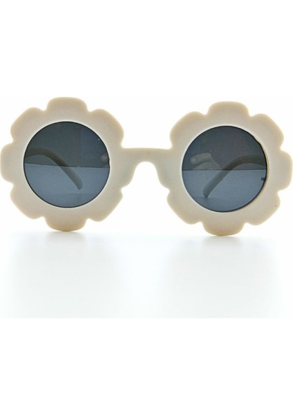 Kids Güneş Gözlüğü Beyaz Papatya Çerçeve Uv 400 Korumalı Ce Belgeli Güneş Gözlüğü Unisex modelleri