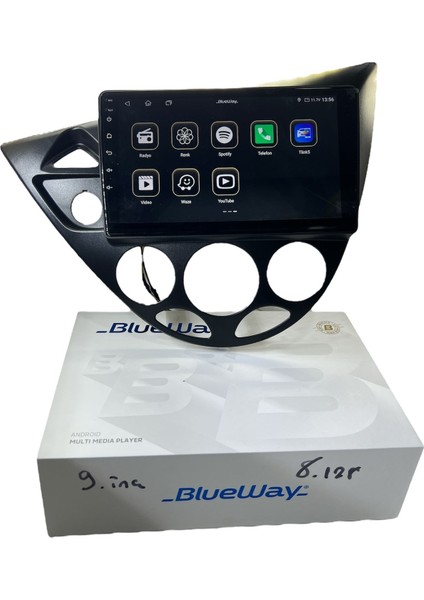 Ford Focus 1 Blueway 8-128 Tam Profesyonel Oem Multimedia fırsatları