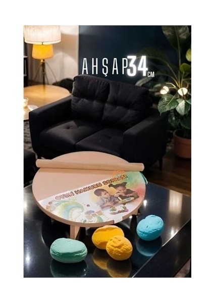 Oyun Hamuru Açma Masası 34 cm