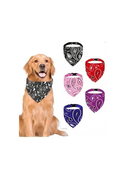 Evci̇l Hayvan Köpek Boyun Tasmasi Yakalik Önlük Fular Si̇yah (Büyük 430)
