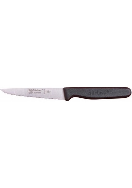 61004LZ - Sürmene Lazerli, Tırtıklı Sebze Bıçağı 9,5cm