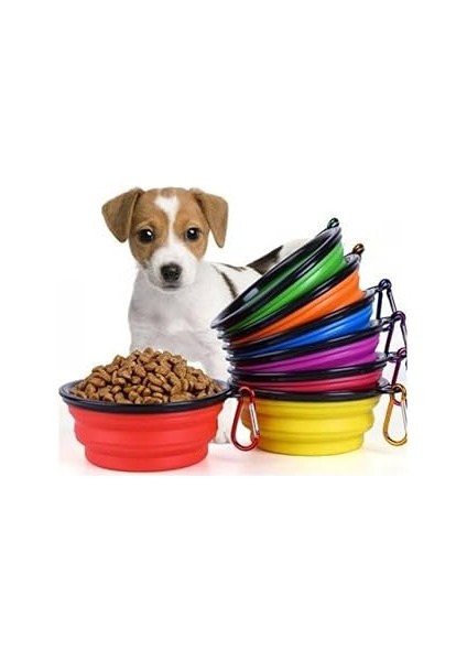 Buğtuğ Home Katlanabilir Köpek Su Kabı Evcil Hayvan Kap Taşınabilir