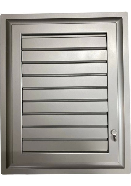 Plastik Menfez 30X30 Gümüş Banyo Wc Havalandırma