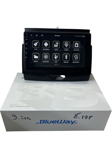 Ford Ranger 2015-2022 Blueway 8-128 Tam Profesyonel Oem Multimedia modelleri