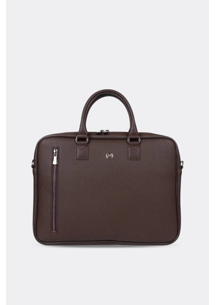 Unisex Laptop & Evrak Çantası 13"- 14.6" Inç Kahverengi