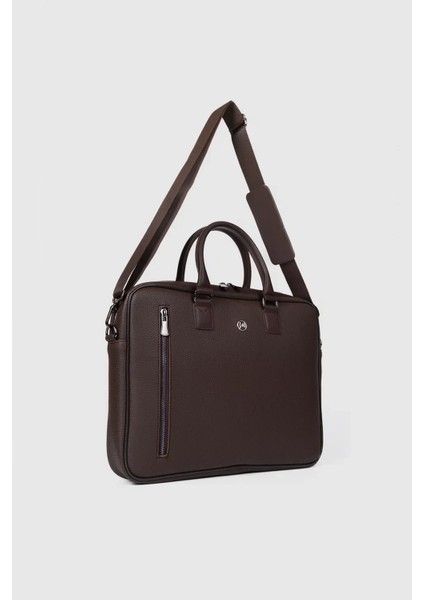 Unisex Laptop & Evrak Çantası 13"- 14.6" Inç Kahverengi