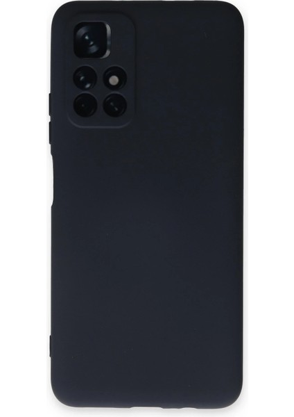 Xiaomi Redmi Note 11T Kılıf Nano Içi Kadife Silikon - Lacivert Dsdrn