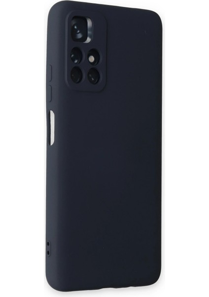 Xiaomi Redmi Note 11T Kılıf Nano Içi Kadife Silikon - Lacivert Dsdrn