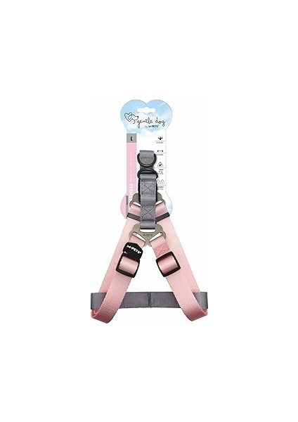 M-Pets Gentle Dog Triangle Göğüs Tasması Pink L