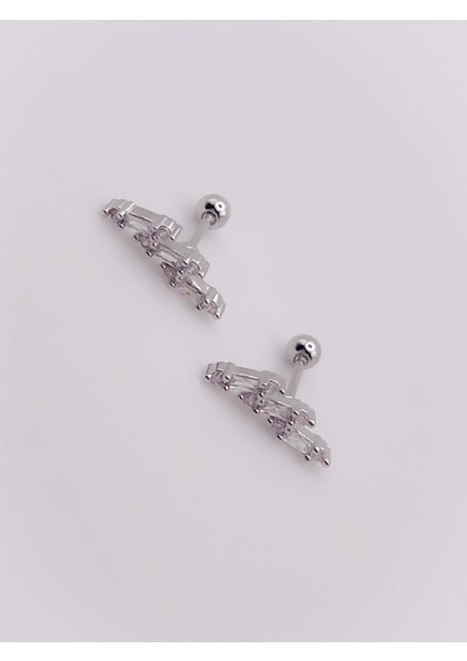 Cerrrahi Çelik Piercing ( Pirsing ) Üç Ince Taşlı Tragus Helix Piercing (1ADET) fırsatları