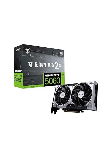 VGA Geforce Rtx 5060 8g Ventus 2x Oc RTX5060 8gb Gddr7 128B DX12 Pcie 5.0 X16 (3xdp 1xhdmi)