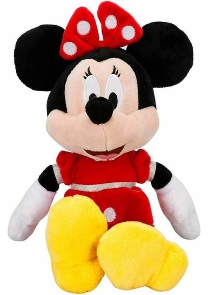 Bfs 3415 Minnie Kırmızı Elbiseli Peluş 30 cm - Sunman