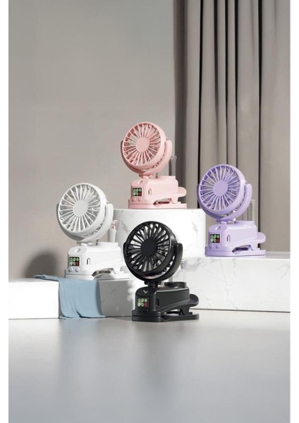 Dijital Ekranlı Şarjlı Hava Nemlendirici Mini Masa Fan Vantilatör fiyatları