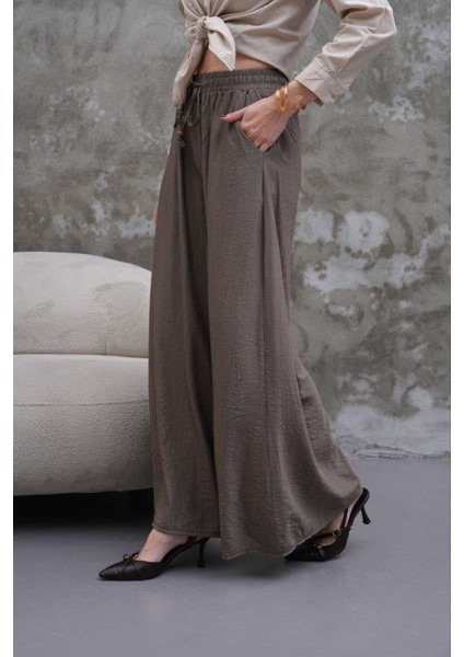 Kadın Modal Kumaş Etek Pantolon - Oversize & Geniş Paça