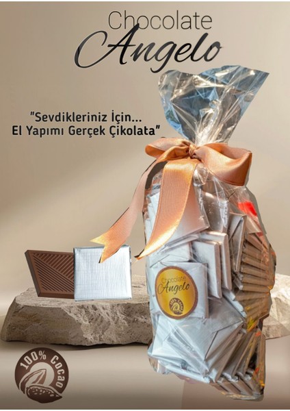 100 Lü 600 Gr Gümüş Sargılı Madlen Çikokata modelleri