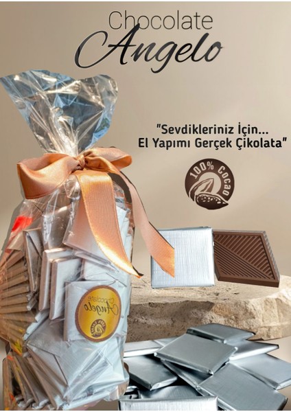100 Lü 600 Gr Gümüş Sargılı Madlen Çikokata fırsatları