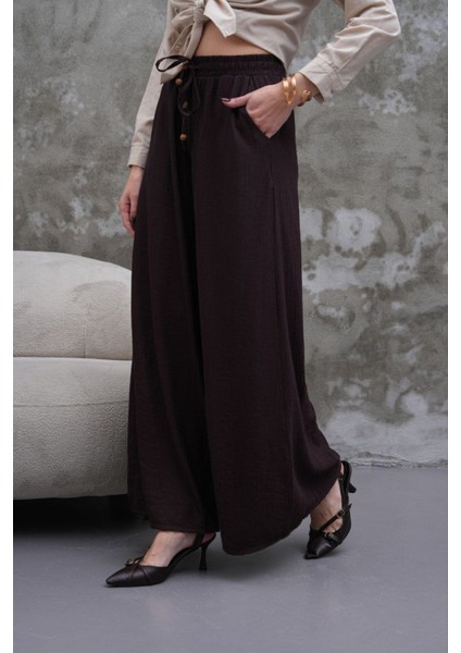 Kadın Modal Kumaş Etek Pantolon - Oversize & Geniş Paça