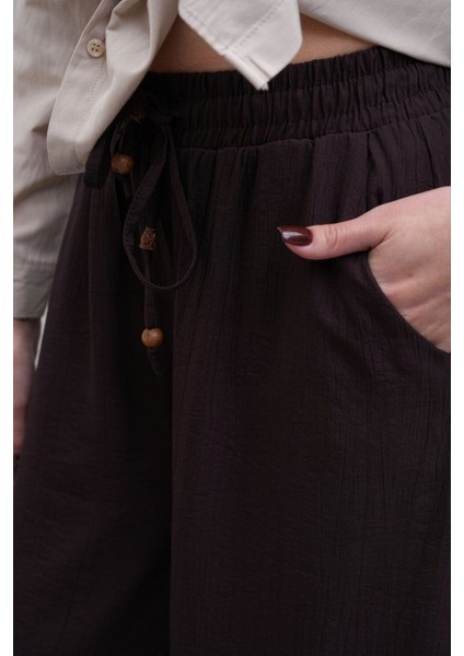 Kadın Modal Kumaş Etek Pantolon - Oversize & Geniş Paça