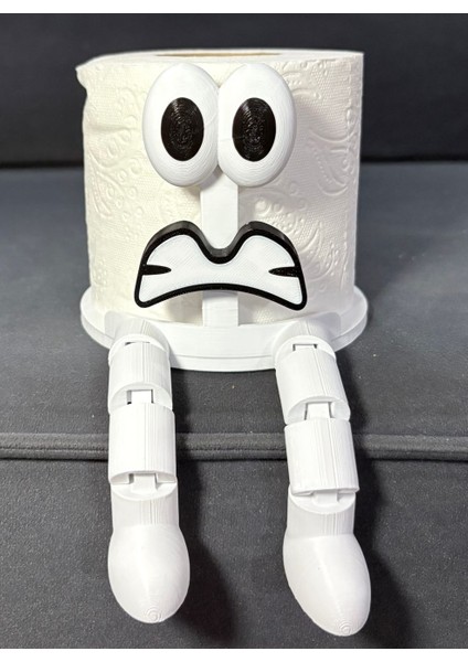 Sihirli Yüzlü Tuvalet Kağıdı Tutucu Farklı Şekillerde Yüzleri Mevcuttur. fiyatları