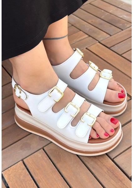 Jatay Beyaz Cilt Sandalet modelleri