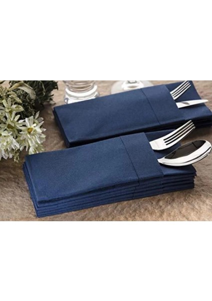 Kumaş Dokulu Airlaid Cepli Peçete 40x40 cm 1/ 8 50'li Paket fiyatları