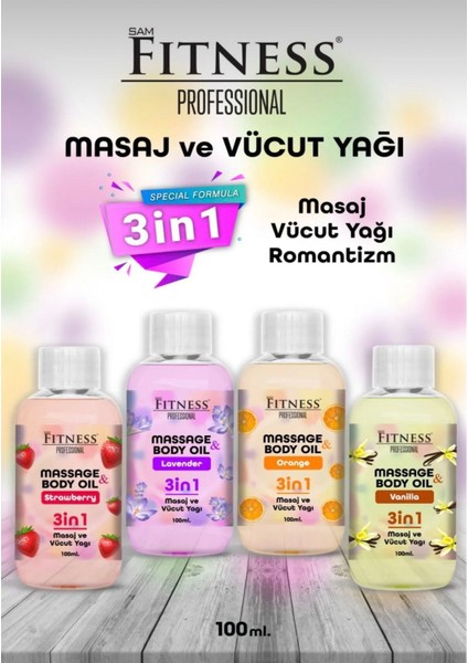 Masaj ve Vücut Yağı Aromaterapi Çiftlere Özel 4'lü Set